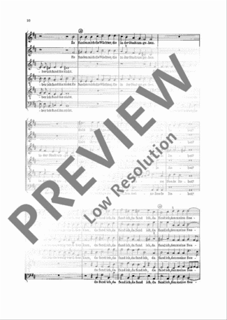 Five Song of Salomon motets Mixed Choir scores gallery preview page 11