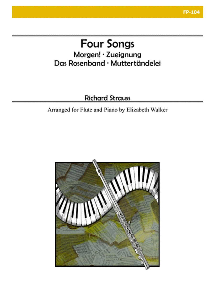 Four Songs for Flute and Piano image number null