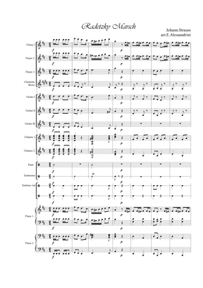 Radetzky Marsch. (only score) - Score Only