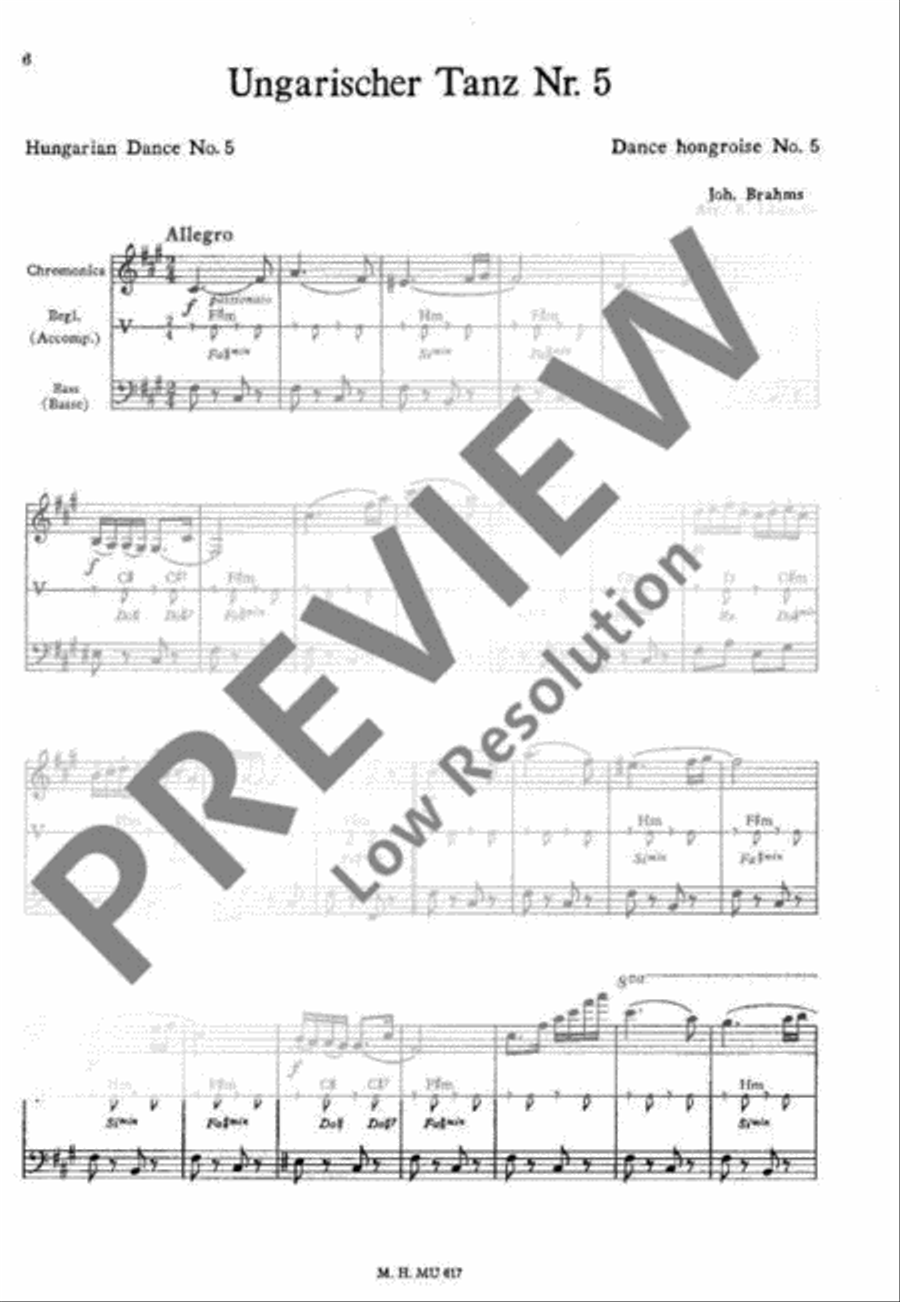 Chromonica Trio Harmonica scores gallery preview page 7