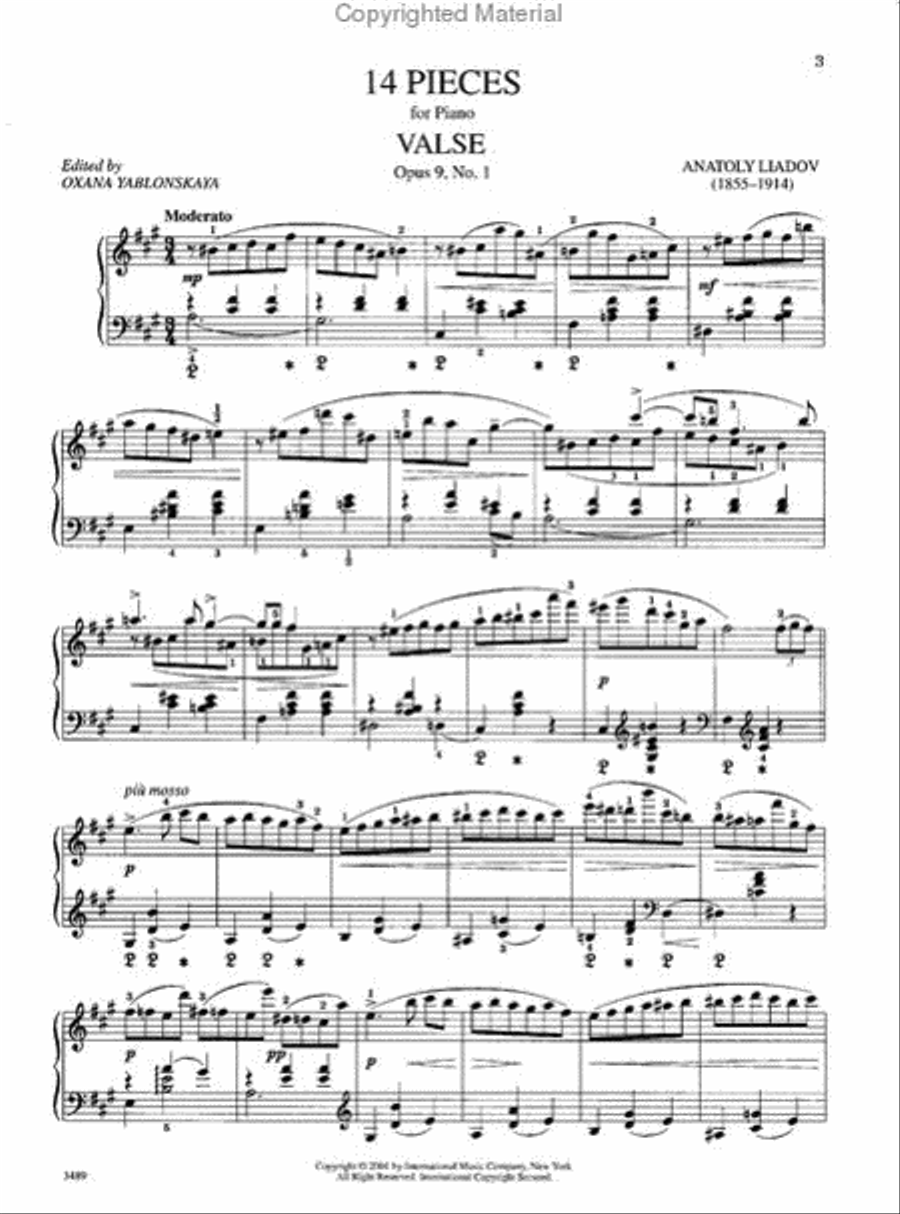14 Pieces Piano Solo scores gallery preview page 2