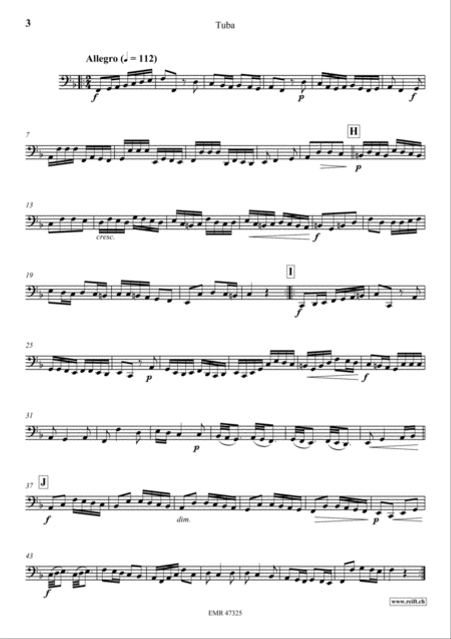 Concerto F Major Tuba scores gallery preview page 4