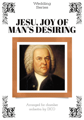 Book cover for JESU, JOY OF MAN'S DESIRING - for choir and chamber orchestra