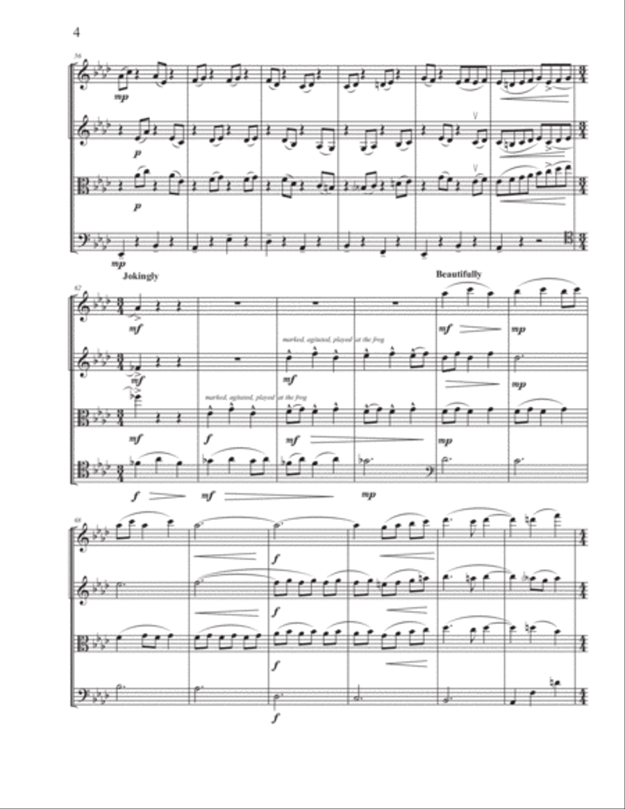 Anything Else Will Do String Quartet scores gallery preview page 4