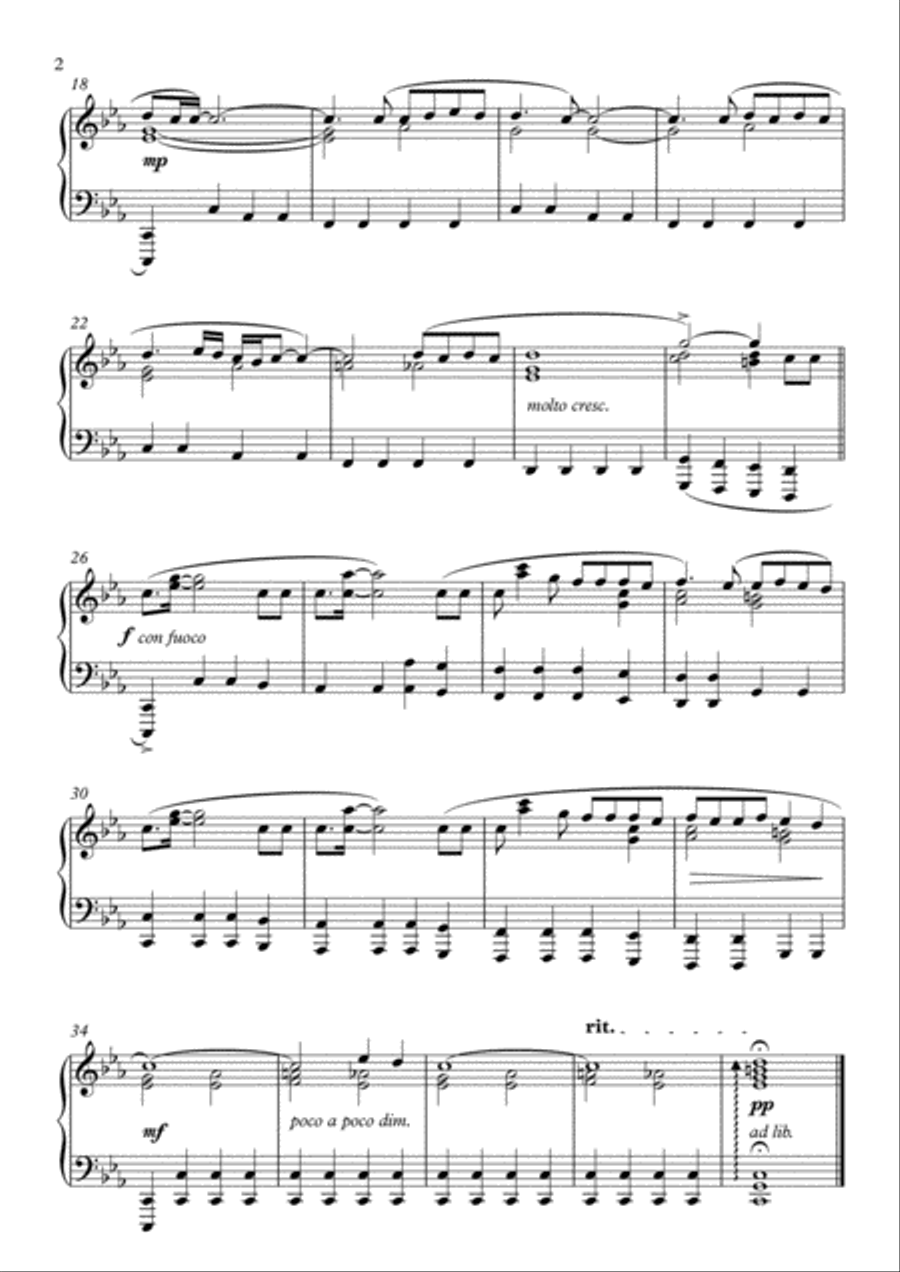 Skyfall Piano Solo scores gallery preview page 2