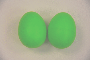 Egg Shaker - hellgrün, Paar