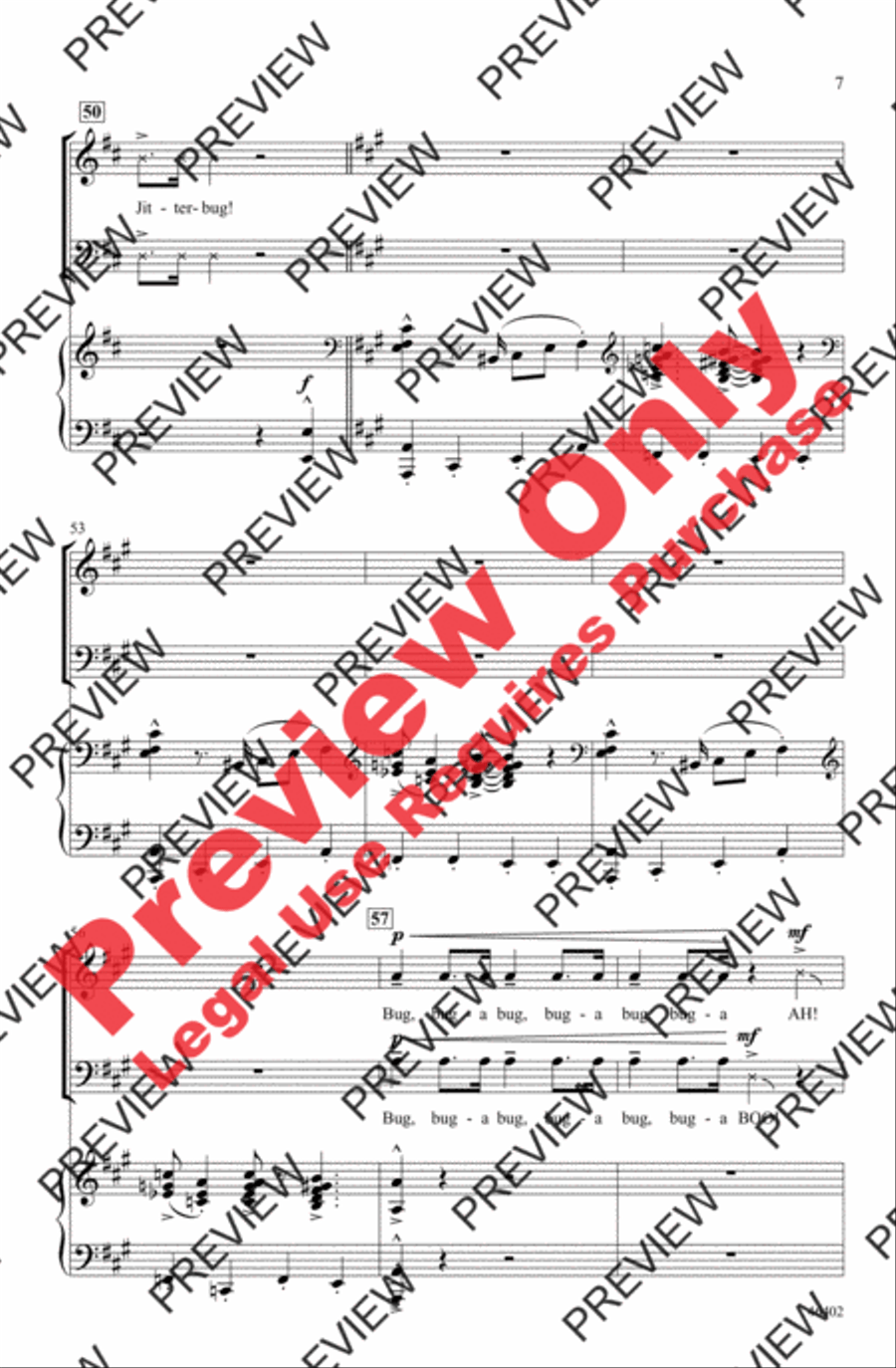 Jitterbug 3-Part scores gallery preview page 7