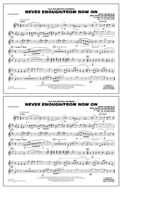 Book cover for Never Enough/From Now On - Eb Alto Sax