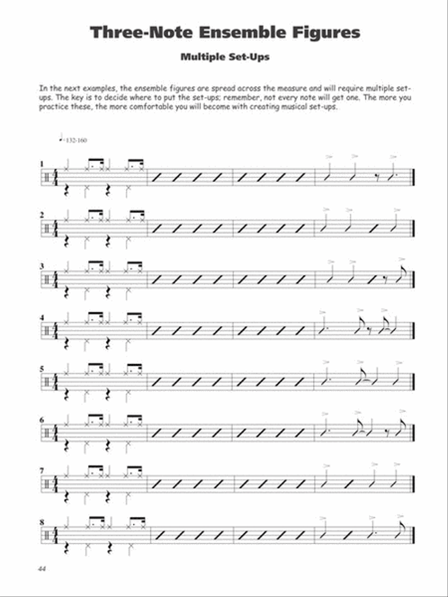 Chart Reading Workbook for Drummers Drums scores gallery preview page 6
