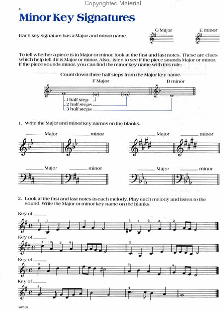 Intermediate Theory, Level 1 Piano Method scores gallery preview page 3