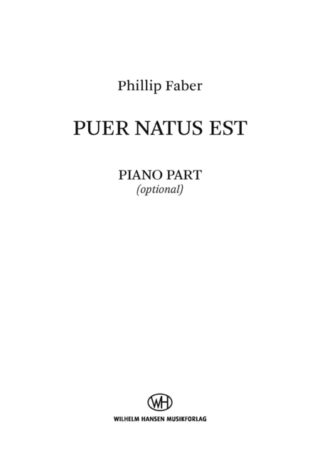 Puer Natus Est (SSAA Version)