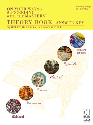 Book cover for On Your Way to Succeeding with the Masters, Theory Book - Answer Key