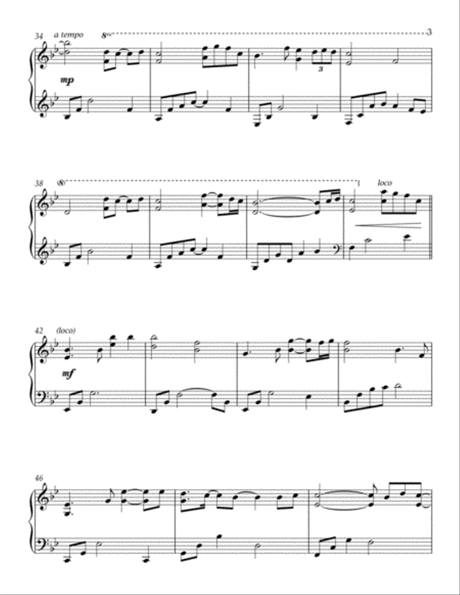 Where Are You Christmas? Piano Solo scores gallery preview page 4