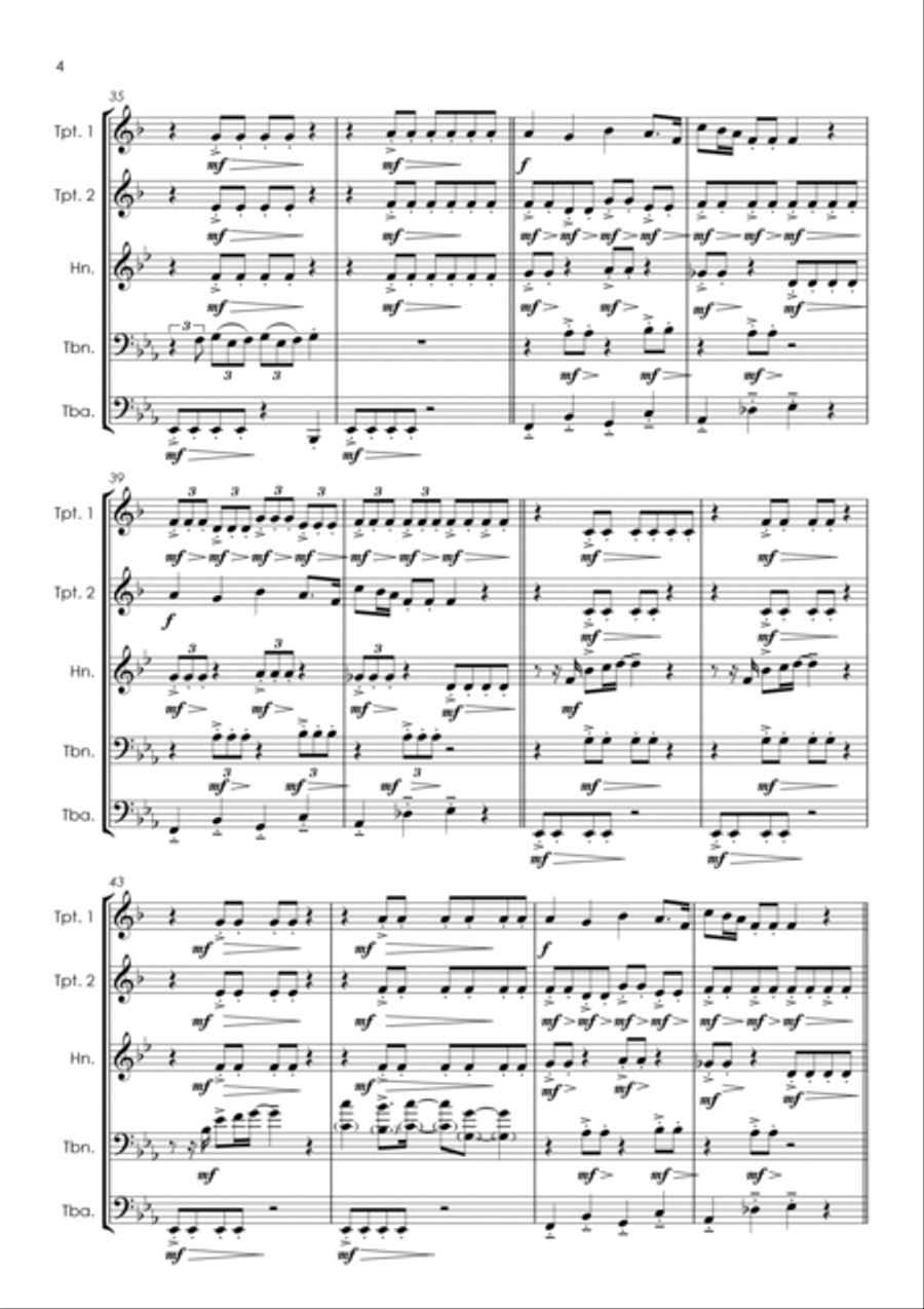 Wonderful Christmastime Horn scores gallery preview page 6