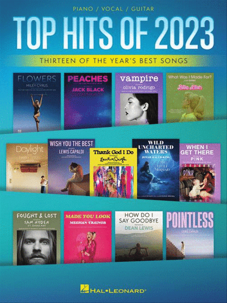 Top Hits of 2023 Piano, Vocal, Guitar scores gallery preview page 2