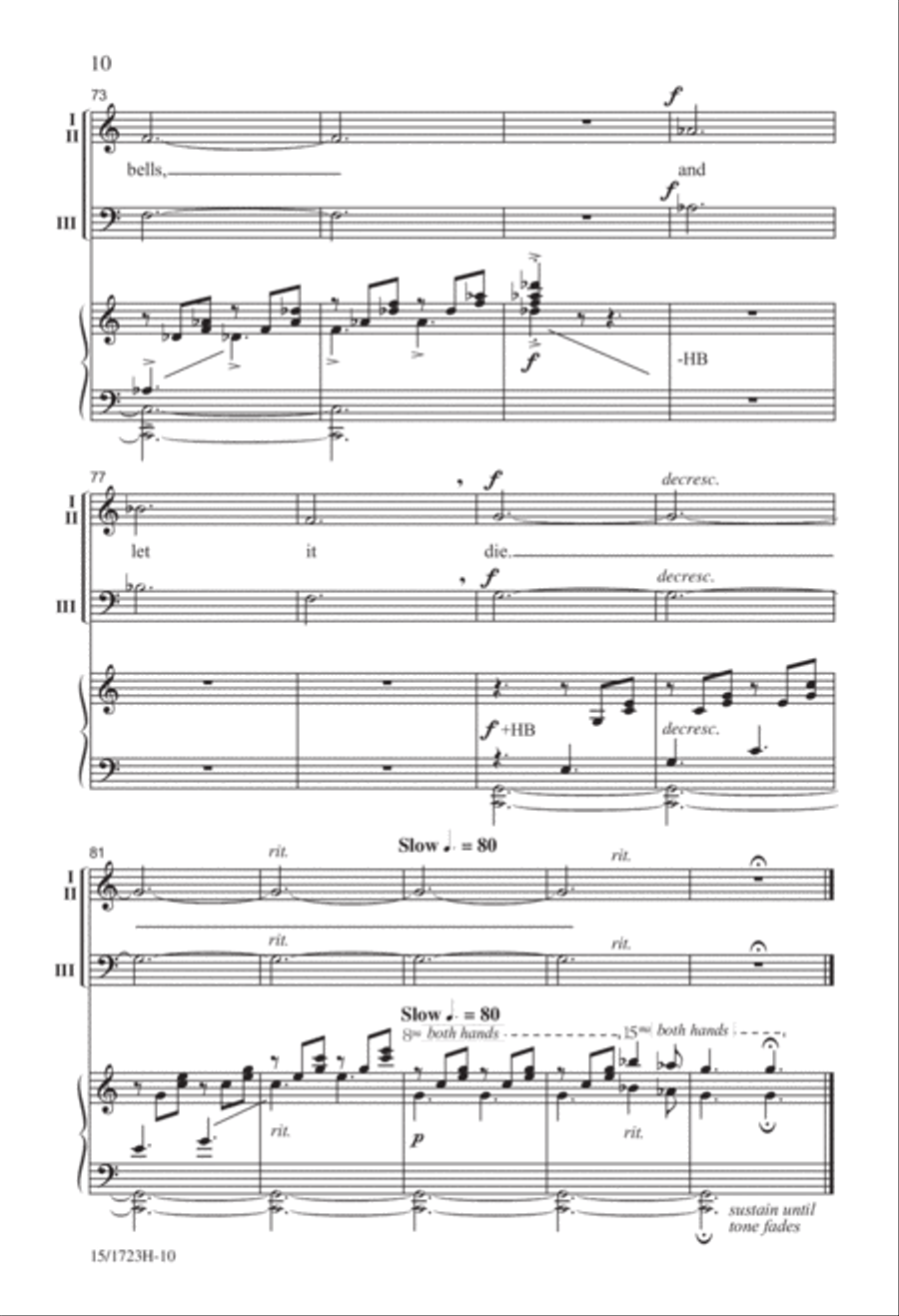 Ring Out, Wild Bells 3-Part scores gallery preview page 10