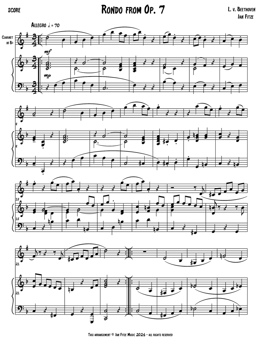 Trio from Op. 7