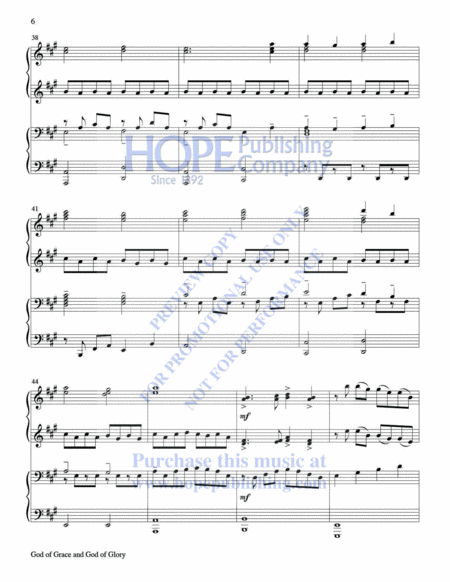 Glory to God: Hymn Settings for 4-Hand Piano image number null