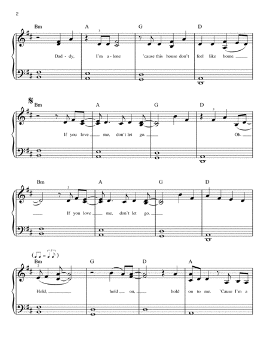 Unsteady Easy Piano scores gallery preview page 2
