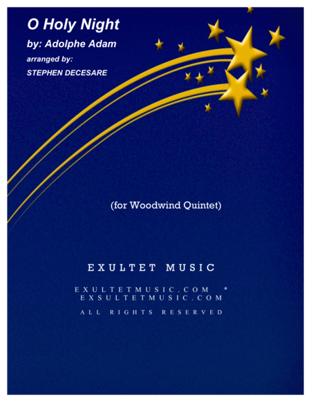 O Holy Night (for Woodwind Quintet and Piano) image number null