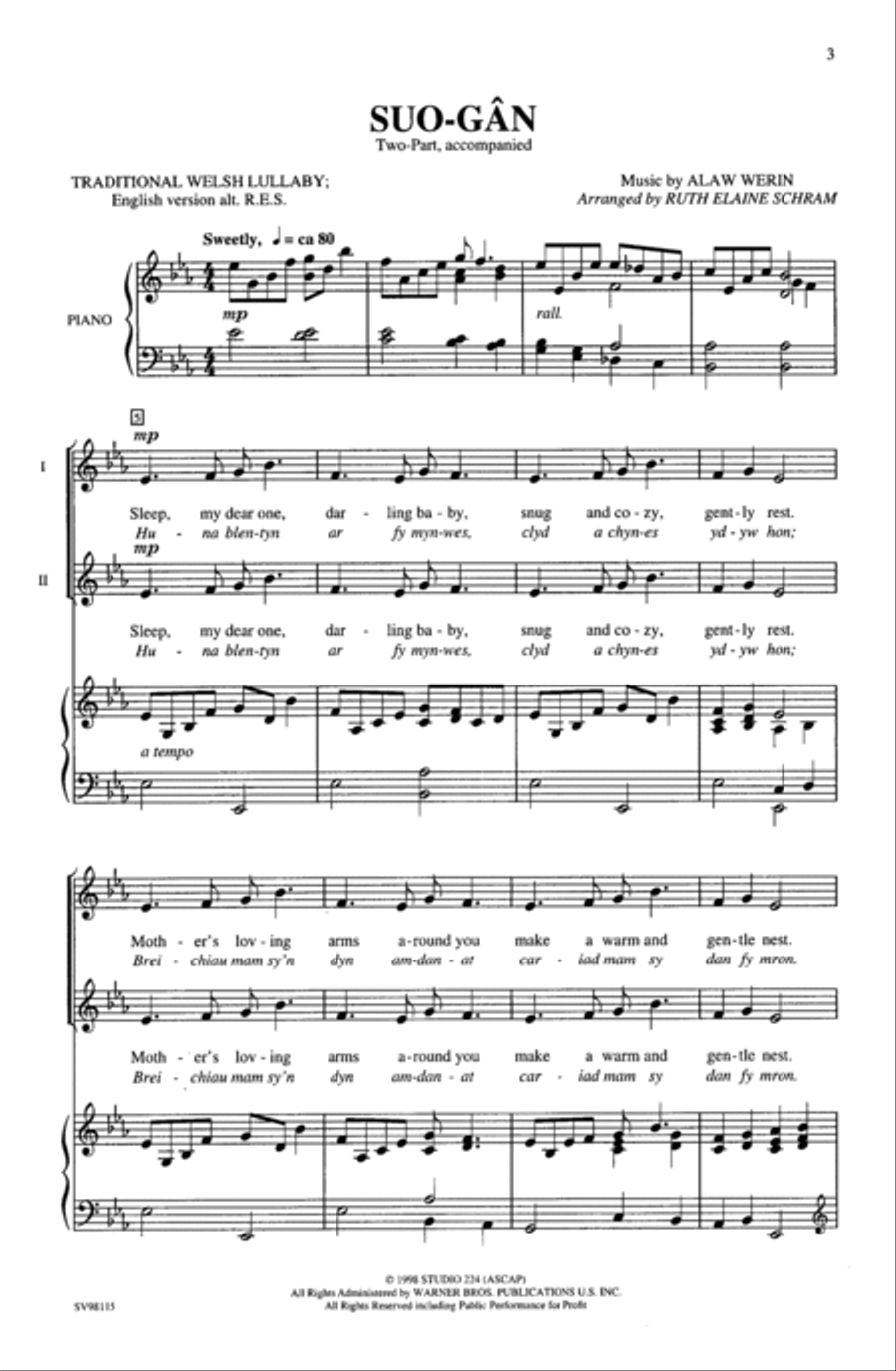 Suo-Gân 2-Part scores gallery preview page 9