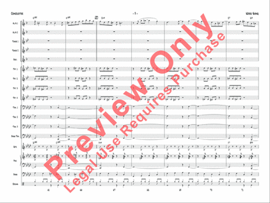 Work Song Jazz Ensemble scores gallery preview page 30