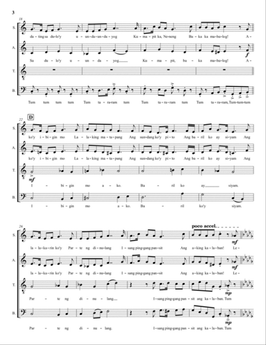Leron Leron Sinta 4-Part scores gallery preview page 4