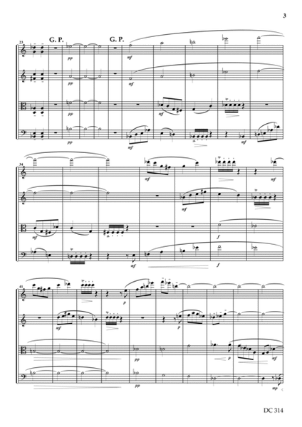 String Quartet No 4 (Score) image number null