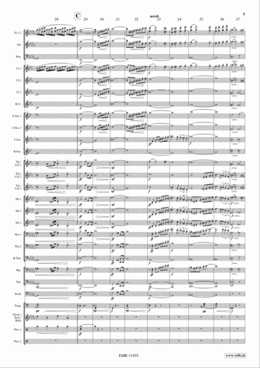 Ben Hur Suite Concert Band scores gallery preview page 8