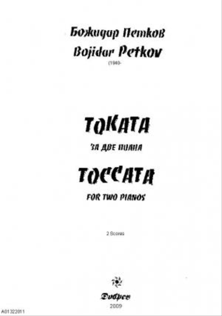 Tokata Piano scores gallery preview page 1