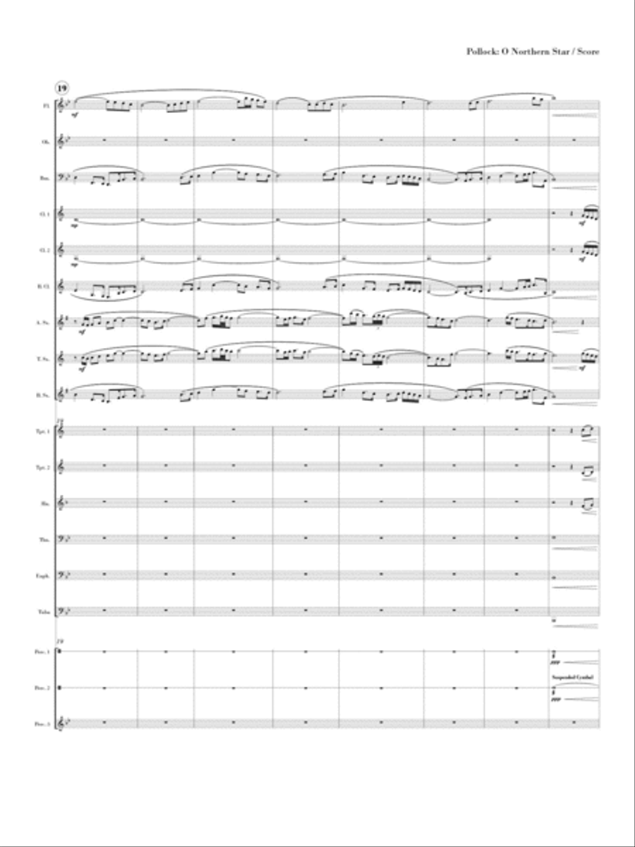O Northern Star for Concert Band (Full Score) Concert Band scores gallery preview page 4