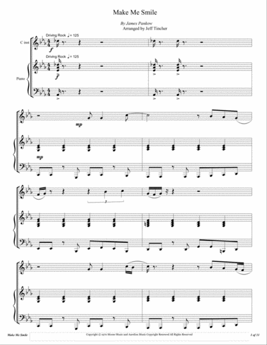 Make Me Smile Flute Solo scores gallery preview page 2