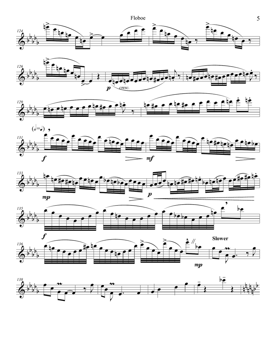 Fantasy for Flute Flute Solo scores gallery preview page 5
