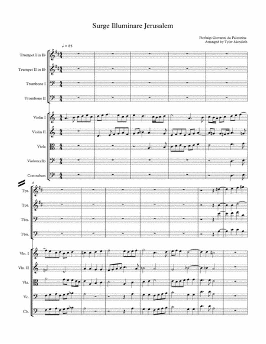 Surge Illuminare Jerusalem Brass Ensemble scores gallery preview page 3