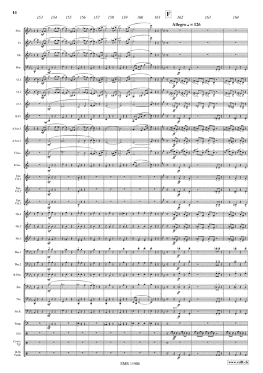 Coppelia Concert Band scores gallery preview page 15