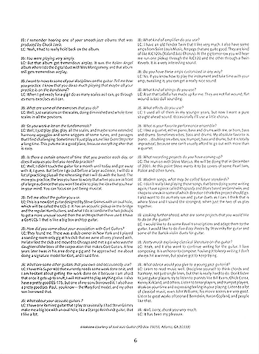Larry Coryell - Jazz Guitar Exercises, Scales, Modes & Techniques Electric Guitar scores gallery preview page 3
