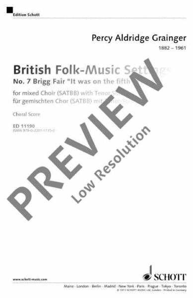 British Folk-Music Settings image number null