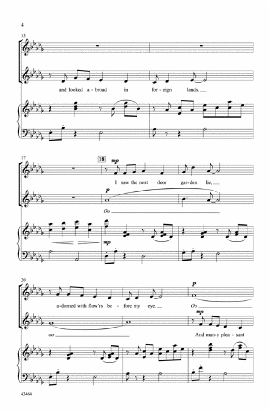 Foreign Lands Choir scores gallery preview page 3