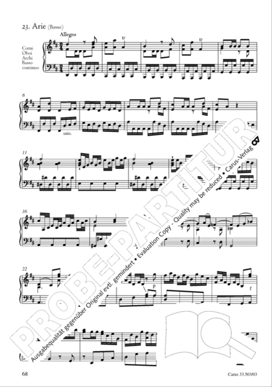 Passion according to St. Matthew (Passions-Musik nach dem Evangelisten Matthaus) SSATB scores gallery preview page 69