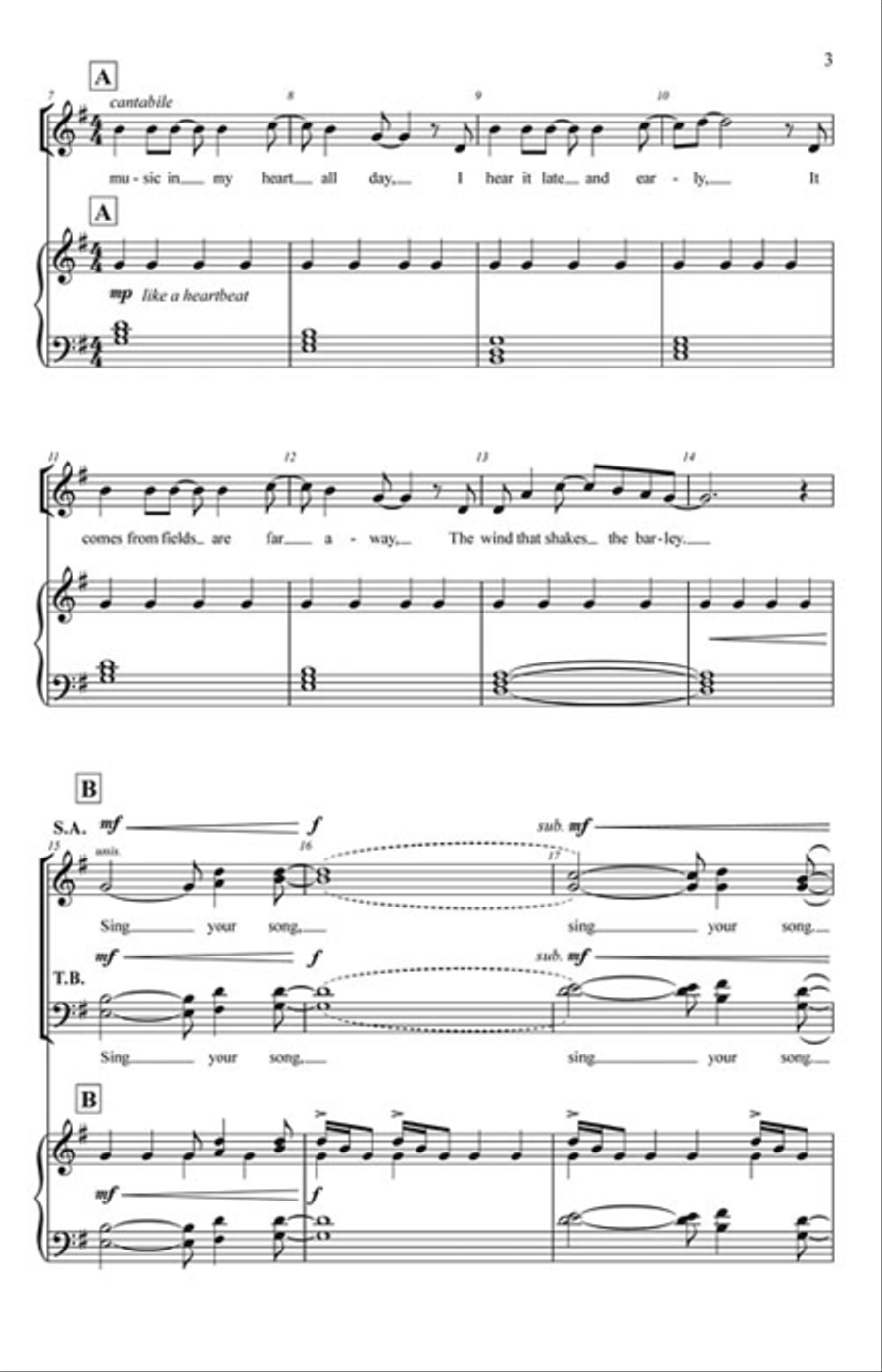 Sing Your Song Sing Your Song 4-Part scores gallery preview page 3