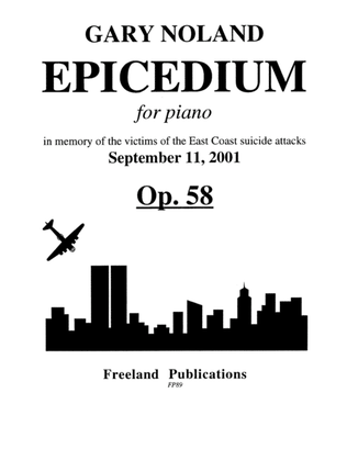 "Epicedium" for piano Op. 58