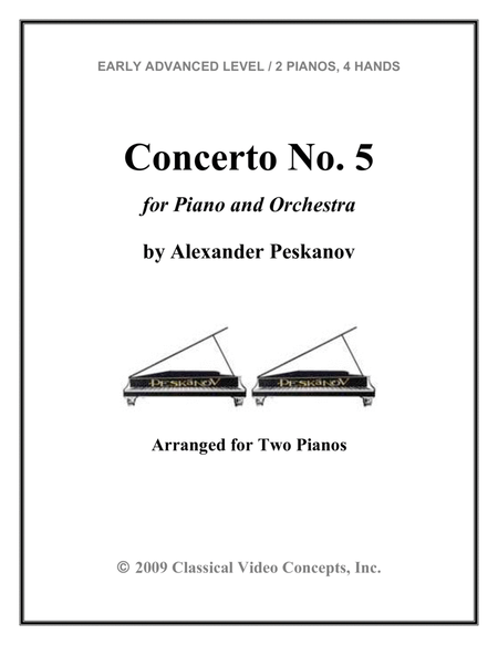 Concerto No. 5 for Piano and Orchestra (First Edition)