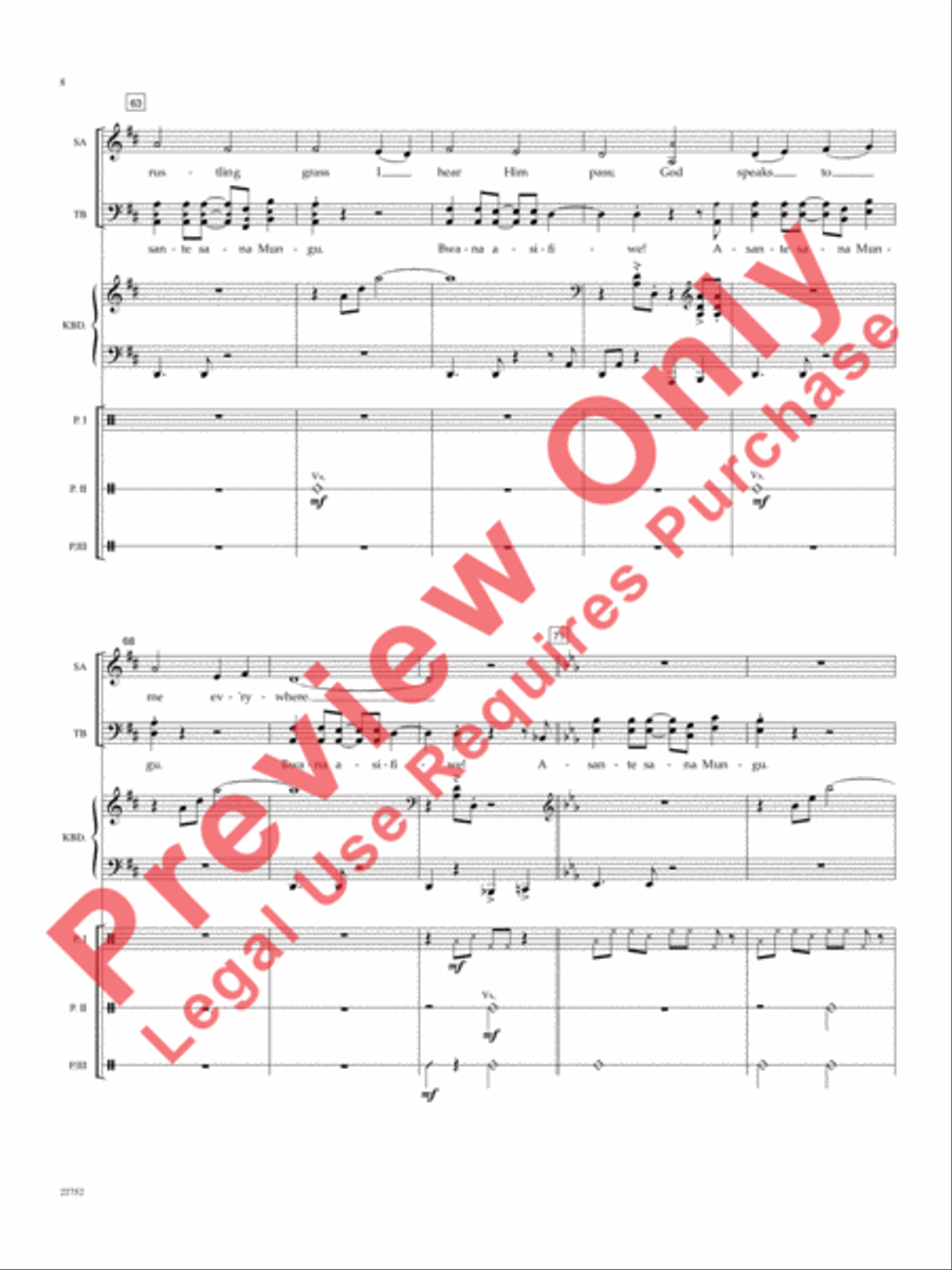 My Maker's World Choir scores gallery preview page 9