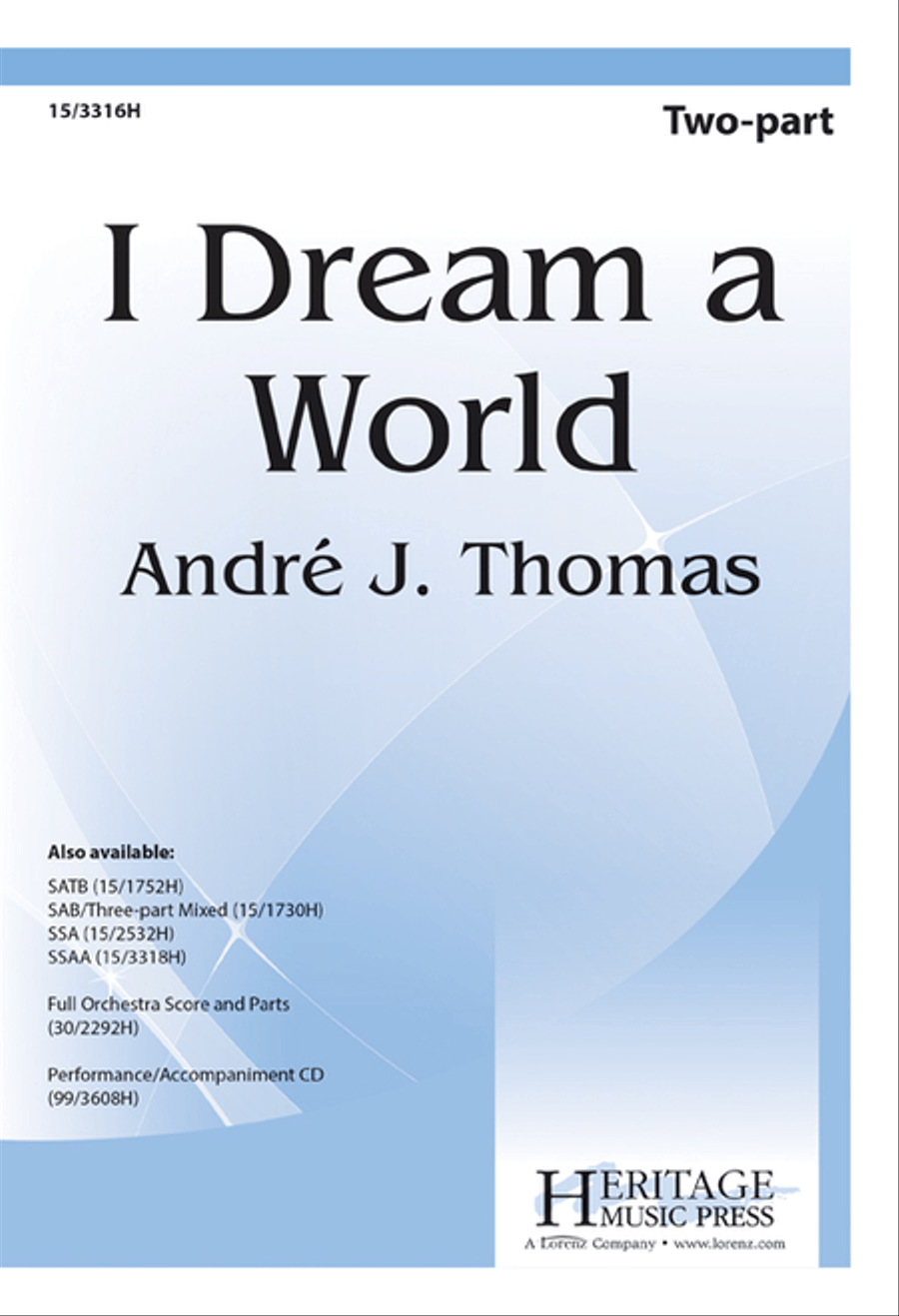 I Dream a World 2-Part scores gallery preview page 1