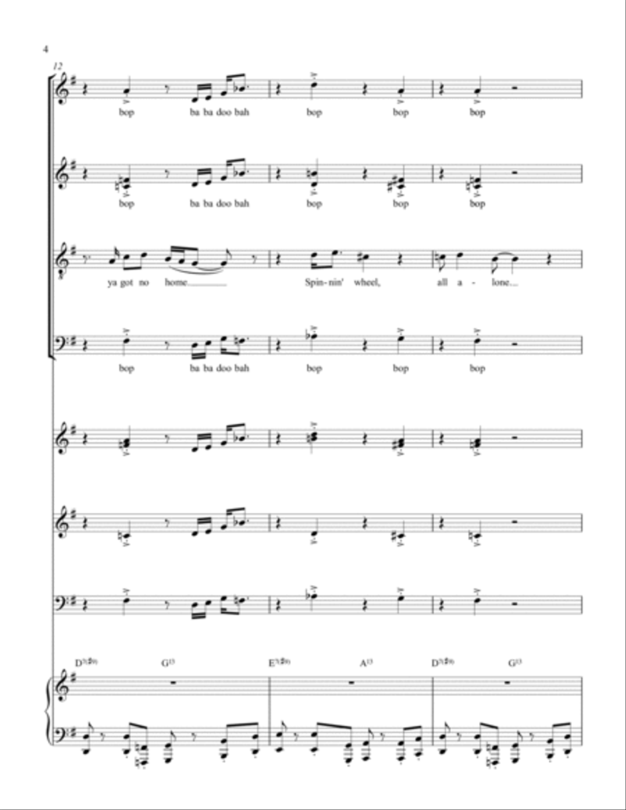 Spinning Wheel 4-Part scores gallery preview page 4