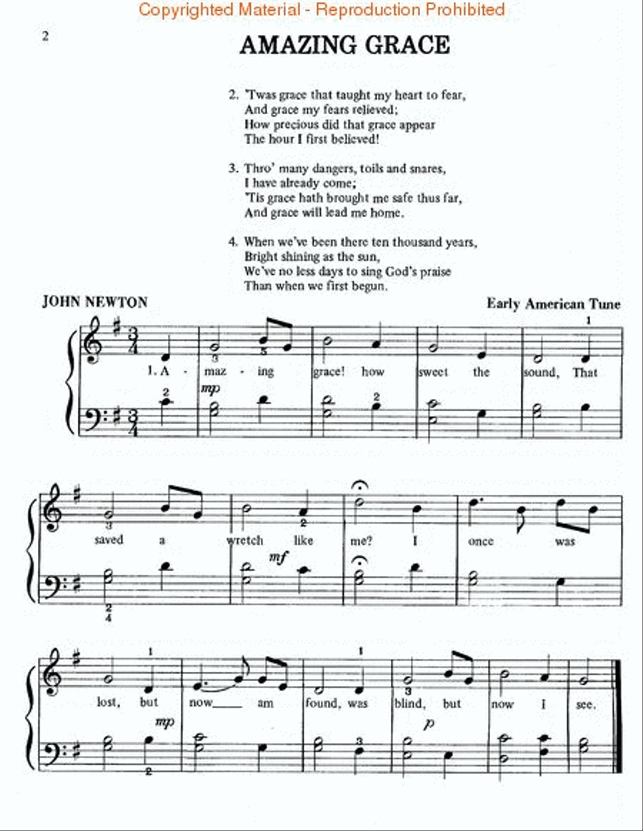 Hymns Made Easy to Play I Piano Method scores gallery preview page 2