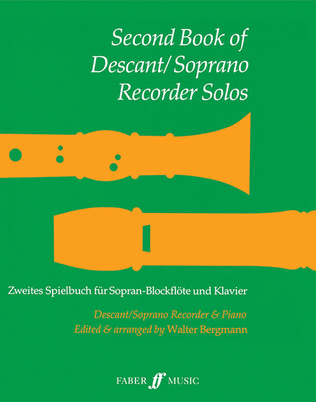Book cover for Second Book Descant / Soprano Recorder Solos