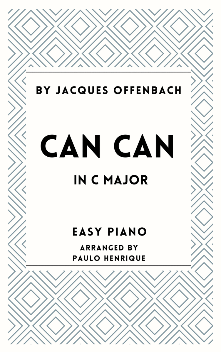 Can Can - Easy Piano - C Major image number null