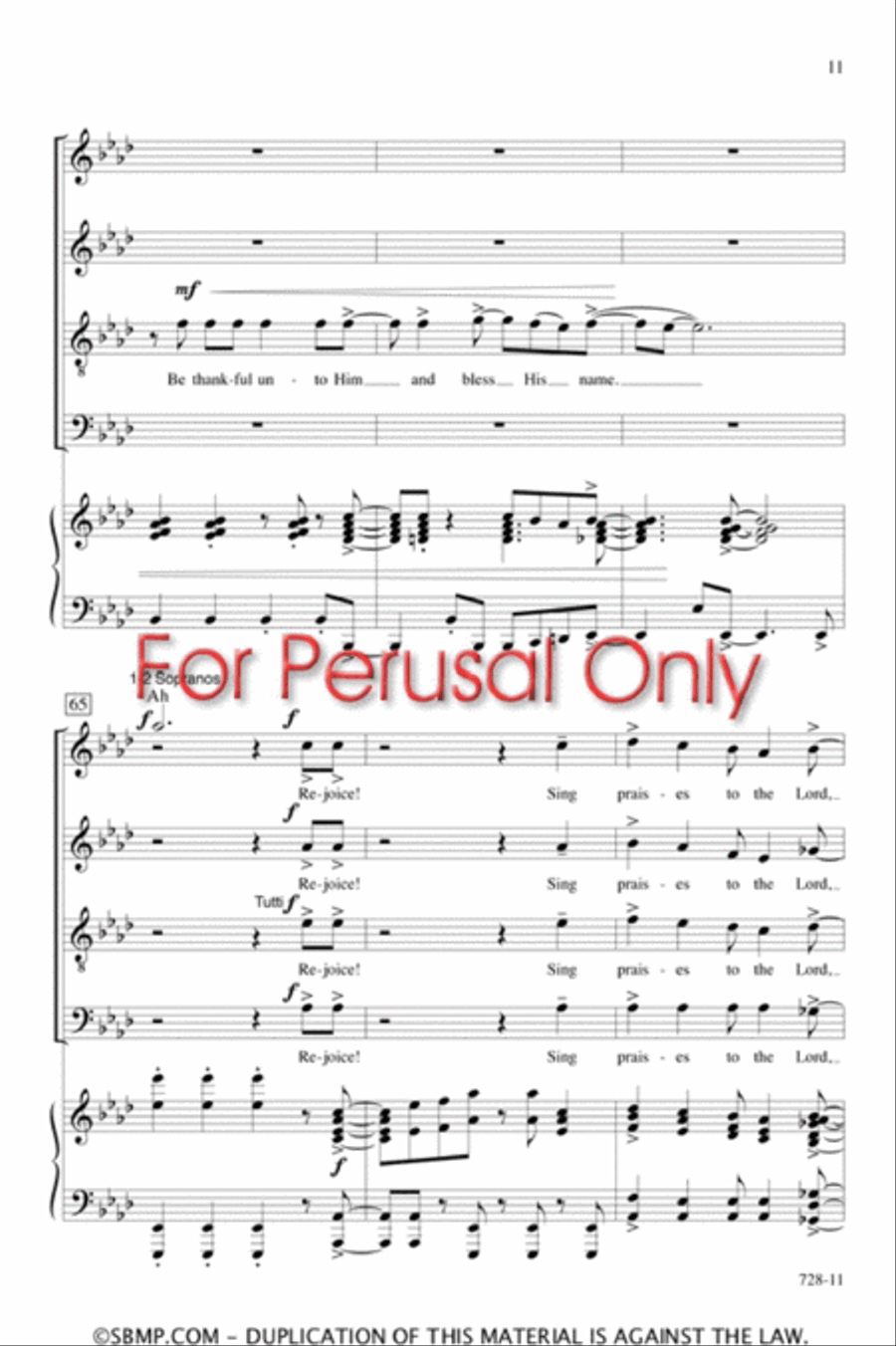 Rejoice! - SATB Octavo image number null