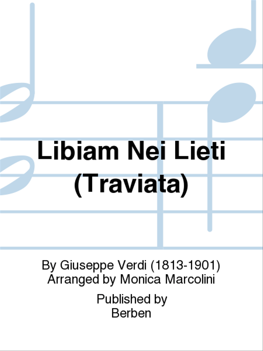Libiam Nei Lieti (Traviata) Harp scores gallery preview page 1